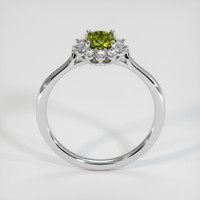 1.14 Ct. Bi Color Sapphire Ring, 18K White Gold 3