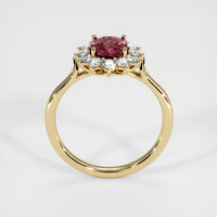 1.19 Ct. Pink Sapphire Ring, 14K Yellow Gold 3