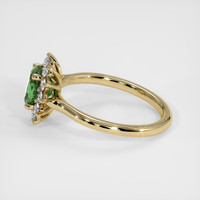 1.50 Ct. Green Sapphire Ring, 14K Yellow Gold 4