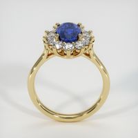 1.57 Ct. Blue Sapphire Ring, 18K Yellow Gold 3