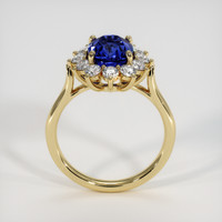 3.12 Ct. Blue Sapphire Ring, 18K Yellow Gold 3