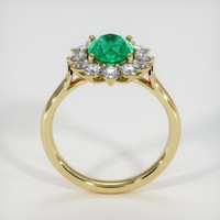 2.12 Ct. Emerald Ring, 18K Yellow Gold 3