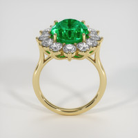 5.84 Ct. Emerald Ring, 18K Yellow Gold 3