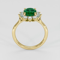 1.89 Ct. Emerald Ring, 18K Yellow Gold 3