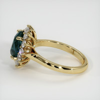 3.42 Ct. Sapphire Ring, 18K Yellow Gold 4