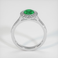 0.89 Ct. Emerald Ring, Platinum 950 3