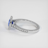 1.48 Ct. Blue Sapphire Ring, Platinum 950 4
