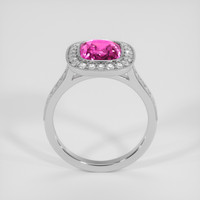 3.03 Ct. Pink Sapphire Ring, Platinum 950 3