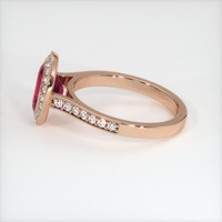 2.55 Ct. Ruby Ring, 14K Rose Gold 4