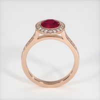 2.55 Ct. Ruby Ring, 18K Rose Gold 3