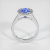 2.35 Ct. Sapphire Ring, 14K White Gold 3