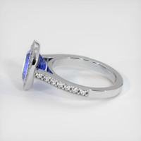 2.35 Ct. Sapphire Ring, 14K White Gold 4