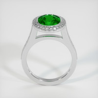 3.07 Ct. Emerald Ring, 18K White Gold 3