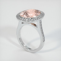 9.68 Ct. Sapphire Ring, 18K White Gold 2
