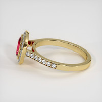 1.39 Ct. Ruby Ring, 14K Yellow Gold 4