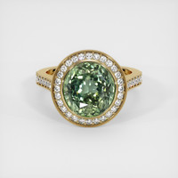 5.40 Ct. Sapphire Ring, 14K Yellow Gold 1