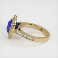 3.30 Ct. Sapphire Ring, 18K Yellow Gold 4