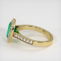 1.71 Ct. Emerald Ring, 18K Yellow Gold 4