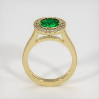 1.61 Ct. Emerald Ring, 18K Yellow Gold 3