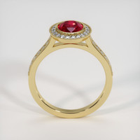 1.39 Ct. Ruby Ring, 18K Yellow Gold 3