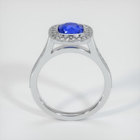 1.30 Ct. Blue Sapphire Ring, Platinum 950 3