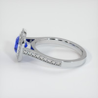 1.30 Ct. Blue Sapphire Ring, Platinum 950 4