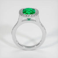 2.96 Ct. Emerald Ring, Platinum 950 3