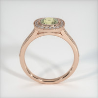 1.28 Ct. Yellow Sapphire Ring, 14K Rose Gold 3