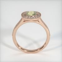 1.28 Ct. Yellow Sapphire Ring, 18K Rose Gold 3