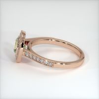1.28 Ct. Yellow Sapphire Ring, 18K Rose Gold 4