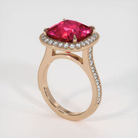 6.87 Ct. Gemstone Ring, 18K Rose Gold 2
