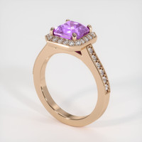 3.04 Ct. Sapphire Ring, 18K Rose Gold 2