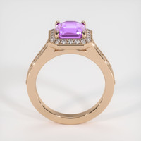 3.04 Ct. Sapphire Ring, 18K Rose Gold 3
