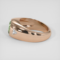 2.78 Ct. Green Sapphire Ring, 18K Rose Gold 4