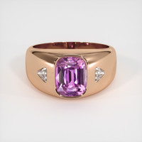2.53 Ct. Sapphire Ring, 18K Rose Gold 1