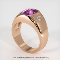 2.53 Ct. Sapphire Ring, 18K Rose Gold 2