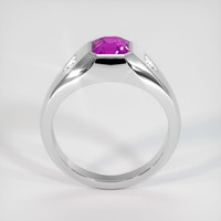 1.57 Ct. Pinkish Purple Sapphire Ring, 10K White Gold 3