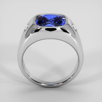 5.56 Ct. Blue Sapphire Ring, 14K White Gold 3
