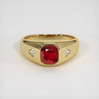 2.98 Ct. Ruby Ring, 10K Yellow Gold 1