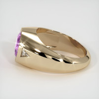 2.53 Ct. Purplish Pink Sapphire Ring, 14K Yellow Gold 4