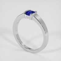 1.02 Ct. Blue Sapphire Ring, Platinum 950 2