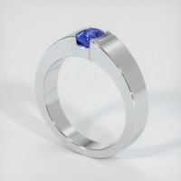 0.84 Ct. Sapphire Ring, Platinum 950 2