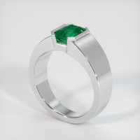 1.18 Ct. Emerald Ring, Platinum 950 2