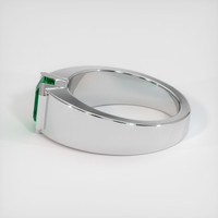 1.18 Ct. Emerald Ring, Platinum 950 4