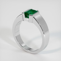 1.90 Ct. Emerald Ring, Platinum 950 2