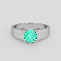 1.03 Ct. Emerald Ring, Platinum 950 1
