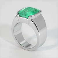 5.04 Ct. Emerald Ring, Platinum 950 2