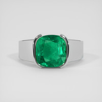 3.37 Ct. Emerald Ring, Platinum 950 1