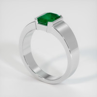 2.35 Ct. Emerald Ring, Platinum 950 2