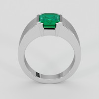 5.11 Ct. Emerald Ring, Platinum 950 3